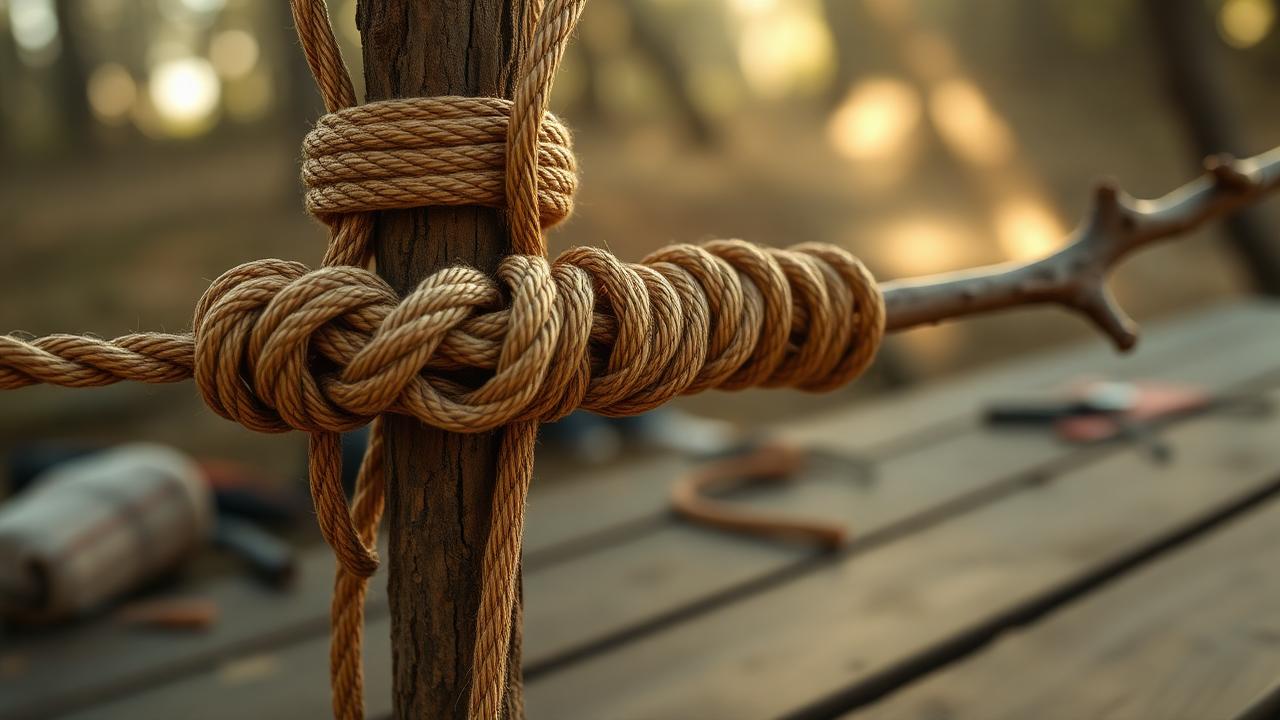 Five Knots That Do 90 Percent of Camp Work