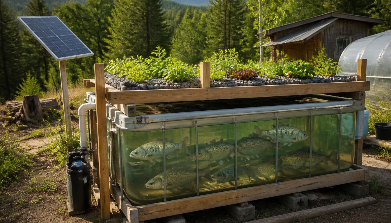 Set Up an Off-Grid Fish Tank That Actually Feeds You