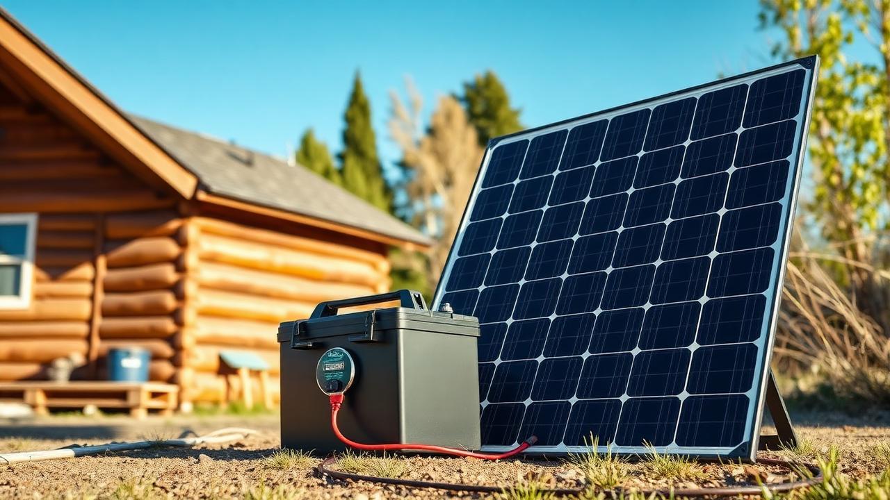 Sizing a 100W Solar Panel and Battery Properly