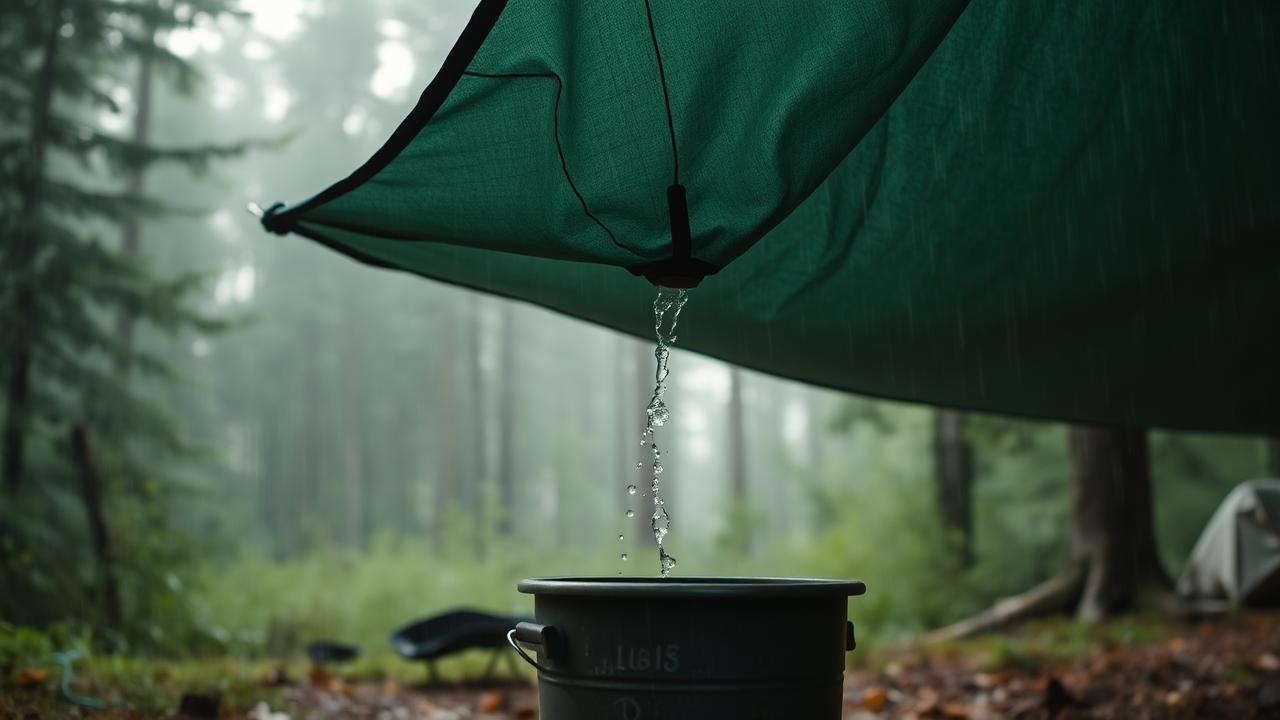 Rainwater Catchment From a Single Tarp