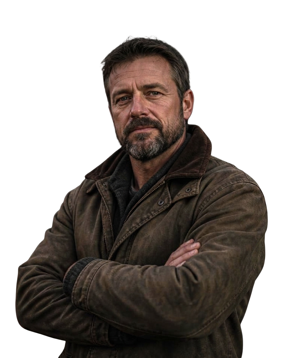 Tom Woods, fictional prepper and off-grid guide for OffGridHackz